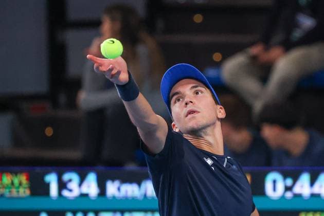 TENNIS - Internazionali di Tennis - ATP, Tennis Herren Challenger Bergamo Andrea GUERRIERI (ITA) during ATP Challenger Bergamo, International Tennis match in Bergamo, Italy, November 17 2025 Bergamo Italy  Copyright: xIPAxSport ABACAx