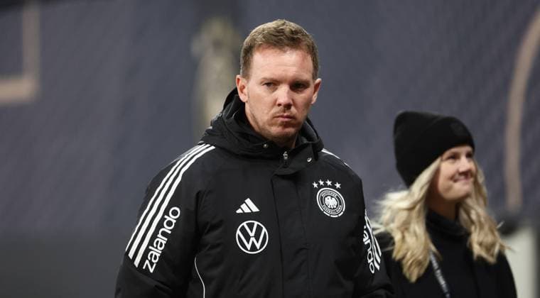 Leipzig, 17 11 2025, Red Bull Arena, Soccer, World Cup Qualification , BR Germany vs Slovakia , In the picture national coach Julian Nagelsmann Germany , Picture Point