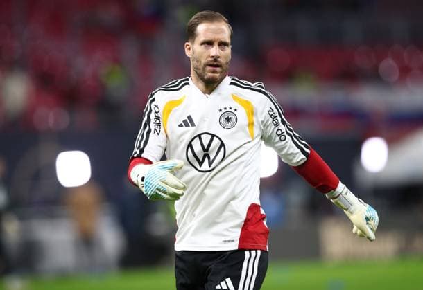 17 11 2025, xtgx, Football World Cup Qualification 2026, Germany Slovakia v l Oliver Baumann German National Football Team DFB DFL DFB REGULATIONS PROHIBIT ANY USE OF PHOTOGRAPHS as IMAGE SEQUENCES and or QUASI VIDEO Leipzig