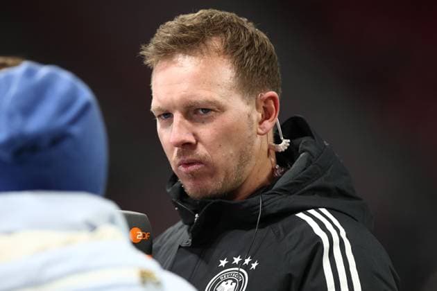 17 11 2025, xtgx, Football World Cup Qualification 2026, Germany Slovakia v l Coach Julian Nagelsmann German National Football Team DFB DFL DFB REGULATIONS PROHIBIT ANY USE OF PHOTOGRAPHS as IMAGE SEQUENCES and or QUASI VIDEO Leipzig