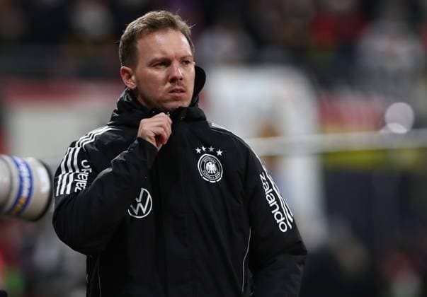 17 11 2025, xtgx, Football World Cup Qualification 2026, Germany Slovakia v l Coach Julian Nagelsmann German National Football Team DFB DFL DFB REGULATIONS PROHIBIT ANY USE OF PHOTOGRAPHS as IMAGE SEQUENCES and or QUASI VIDEO Leipzig