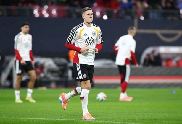 17 11 2025, xtgx, Football World Cup Qualification 2026, Germany Slovakia v l Nico Schlotterbeck Deutsche Fussball Nationalmanschaft DFB DFL DFB REGULATIONS PROHIBIT ANY USE OF PHOTOGRAPHS as IMAGE SEQUENCES and or QUASI VIDEO Leipzig