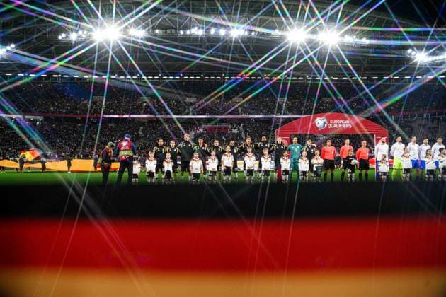 LEIPZIG, GERMANY - 17 NOVEMBER, 2025: - The World Cup 2026 qualifying match Germany vs Slovakia at Red Bull Arena.  Copyright: xVitaliixKliuievx