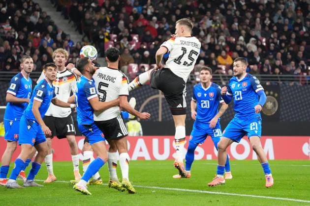 Chance Nico Schlotterbeck Germany Germany Leipzig 17 11 2025 Germany vs Slovakia, World Cup Qualification, Matchday 6