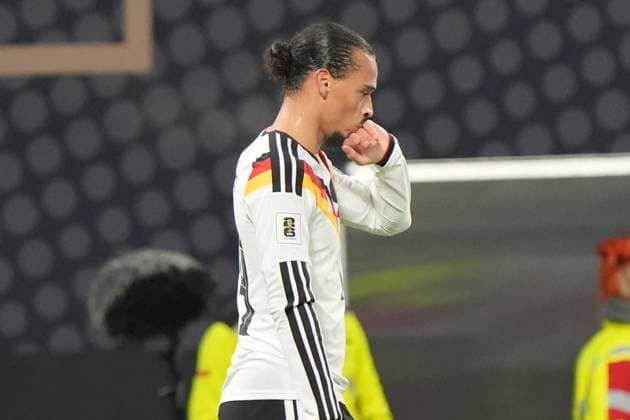 celebrate the goal, goal celebration to 3 0 Leroy Sane Germany Germany Leipzig 17 11 2025 Germany vs Slovakia, World Cup Qualification, Matchday 6