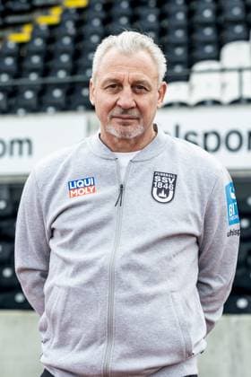 SSV Ulm 1846 Football 3 League, portrait date 2025 2026 Head coach Pavel Dotchev SSV Ulm 1846 Football 3 League, portrait date 2025 2026 Photo Lucca Fundel Ulm Donaustadion Ulm Baden Württemberg Germany
