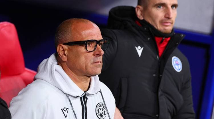 Germany Slovakia World Cup Qualification Leipzig, 17 11 2025, Red Bull Arena, Soccer, World Cup Qualification , BR Germany DEU vs Slovakia SVK , In the picture Coach Francesco Calzona SLOVAKIA , Picture Point