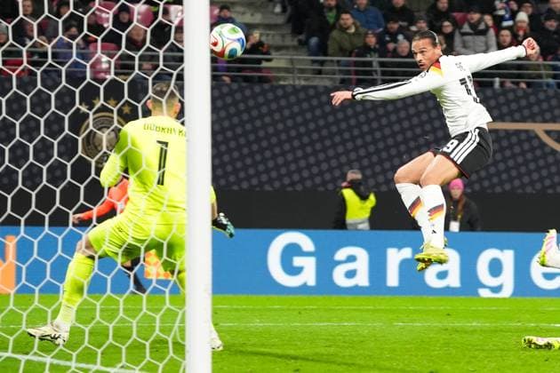 Leroy Sane Germany Germany scores the goal to make it 4 0 Leipzig 17 11 2025 Germany vs Slovakia, World Cup Qualification, Matchday 6