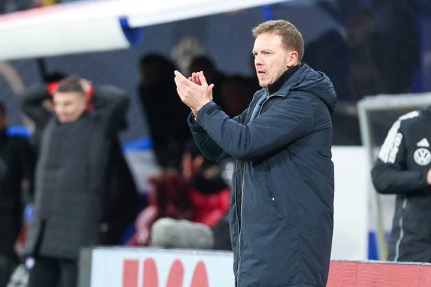 UEFA European Qualifiers World Cup Qualifiers 25 26 Germany Slovakia on 17 11 2025 at the Red Bull Arena in Leipzig Coach Julian Nagelsmann Germany MH