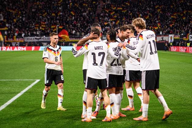 LEIPZIG, GERMANY - 17 NOVEMBER, 2025: - The World Cup 2026 qualifying match Germany vs Slovakia at Red Bull Arena.  Copyright: xVitaliixKliuievx