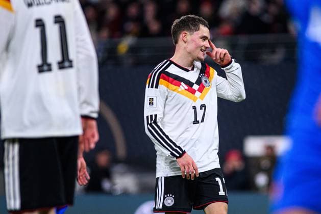 LEIPZIG, GERMANY - 17 NOVEMBER, 2025: Florian Wirtz - The World Cup 2026 qualifying match Germany vs Slovakia at Red Bull Arena.  Copyright: xVitaliixKliuievx
