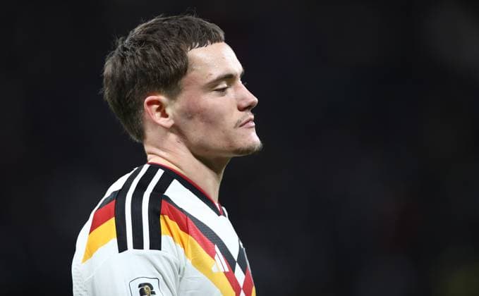 17 11 2025, xtgx, Football World Cup Qualification 2026, Germany Slovakia v l Florian Wirtz German National Football Team DFB DFL DFB REGULATIONS PROHIBIT ANY USE OF PHOTOGRAPHS as IMAGE SEQUENCES and or QUASI VIDEO Leipzig