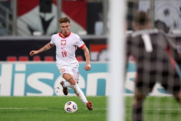 TA QALI 17.11.2025 MECZ 8. KOLEJKA GRUPA G ELIMINACJE DO MISTRZOSTW SWIATA 2026: MALTA - POLSKA --- FIFA World Cup, WM, Weltmeisterschaft, Fussball 2026 QUALIFYING ROUND GROUP G MATCH: MALTA - POLAND MICHAL SKORAS FOT. PIOTR KUCZA FOTOPYK NEWSPIX.PL --- newspix.pl 