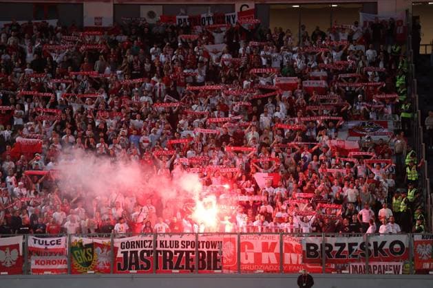 TA QALI 17.11.2025 MECZ 8. KOLEJKA GRUPA G ELIMINACJE DO MISTRZOSTW SWIATA 2026: MALTA - POLSKA --- FIFA World Cup, WM, Weltmeisterschaft, Fussball 2026 QUALIFYING ROUND GROUP G MATCH: MALTA - POLAND KIBICE POLSKI FOT. PIOTR KUCZA FOTOPYK NEWSPIX.PL --- newspix.pl 