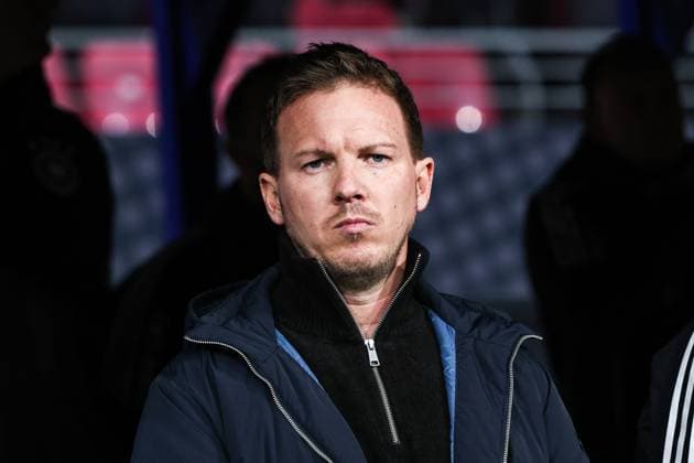 Sport, Football, UEFA European Qualifiers World Cup Qualifiers Europe Group A 10 Matchday Germany Slovakia 17 11 2025, Red Bull Arena Julian Nagelsmann Head Coach Germany Leipzig Red Bull Arena Saxony Germany