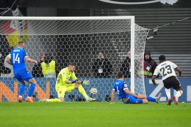 Ridle Baku Germany Germany scores the goal for 5 0 Leipzig 17 11 2025 Germany vs Slovakia, World Cup Qualification, Matchday 6
