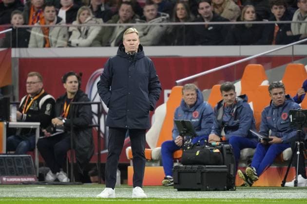 AMSTERDAM, 17-11-2025, Johan Cruijff ArenA , season 2025 2026 , FIFA World Cup, WM, Weltmeisterschaft, Fussball Qualifier football , match between The Netherlands and Lithuania. Pictures shows Netherlands head coach Ronald Koeman Netherlands - Lithuania  x32077977x Copyright: