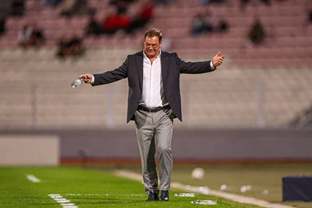 17.11.2025 TA QUALI, MALTA Ta Qali National Stadium PILKA NOZNA (FOOTBALL) ELIMINACJE MISTRZOSTW SWIATA FIFA 2026 ( FIFA World Cup, WM, Weltmeisterschaft, Fussball 26â ¢ UEFA Qualifiers ) MECZ MALTA - POLSKA ( GAME POLAND - MALTA ) NZ JAN URBAN SELEKCJONER REPREZENTACJI POLSKI FOTO LUKASZ GROCHALA CYFRASPORT NEWSPIX.PL --- newspix.pl 