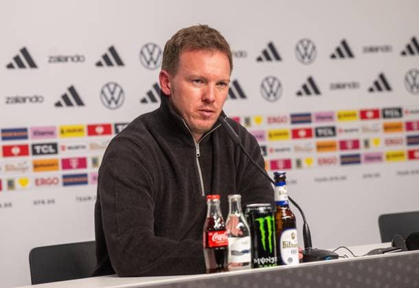 Soccer, Men, Season 2025 26, World Cup Qualification Group A, Matchday 10 in Leipzig, Germany Slovakia, Coach Julian Nagelsmann Germany , 17 11 2025, Copyright: xMatthiasxKochx