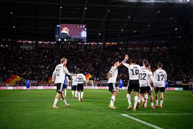 LEIPZIG, GERMANY - 17 NOVEMBER, 2025: - The World Cup 2026 qualifying match Germany vs Slovakia at Red Bull Arena.  Copyright: xVitaliixKliuievx
