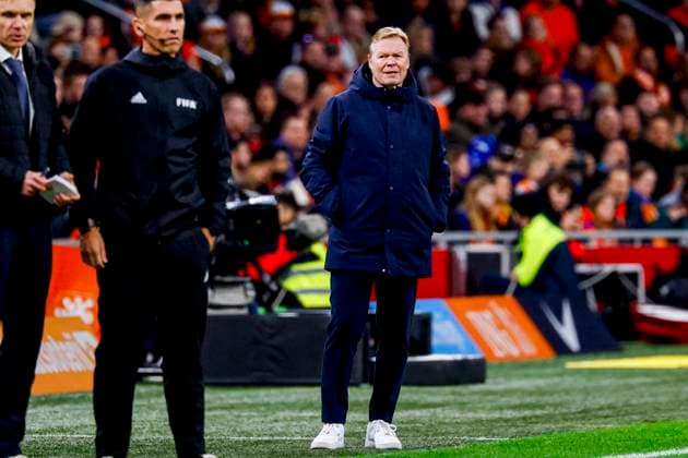 head coach Ronald Koeman of the Netherlands looks on Netherlands v Lithuania, FIFA World Cup, WM, Weltmeisterschaft, Fussball 2026 Qualifier, Netherlands v Lithuania, Johan Cruijff Arena, November 17, 2025, Amsterdam, Netherlands.