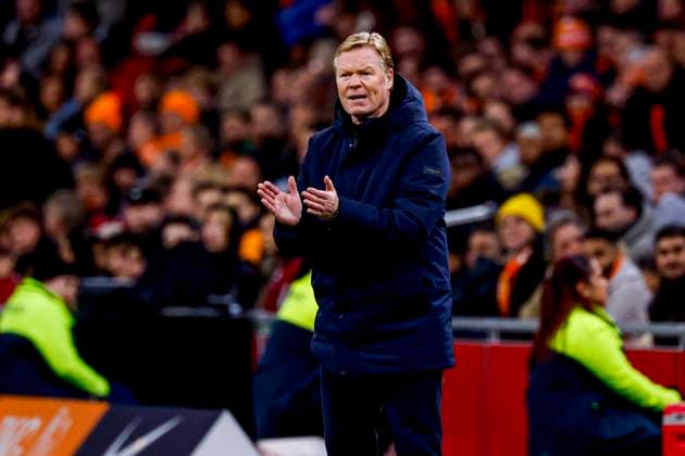 head coach Ronald Koeman of the Netherlands looks on Netherlands v Lithuania, FIFA World Cup, WM, Weltmeisterschaft, Fussball 2026 Qualifier, Netherlands v Lithuania, Johan Cruijff Arena, November 17, 2025, Amsterdam, Netherlands.