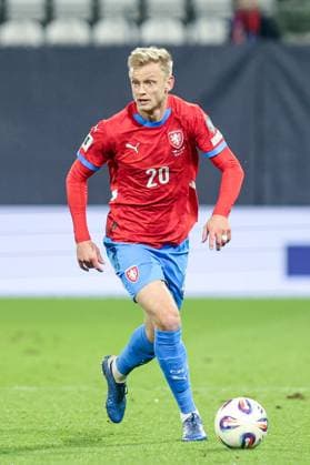 17.11.2025, Olomouc Pilka nozna Eliminacje Mistrzostw Swiata 2026 mecz 8 : Czechy - Gibraltar - Football 2026 FIFA World Cup, WM, Weltmeisterschaft, Fussball qualifiers round Match 8 : Czech Republic - Gibraltar Nz. Jaroslav Zeleny Fot. Michal Chwieduk Arena Akcji NEWSPIX.PL --- newspix.pl 