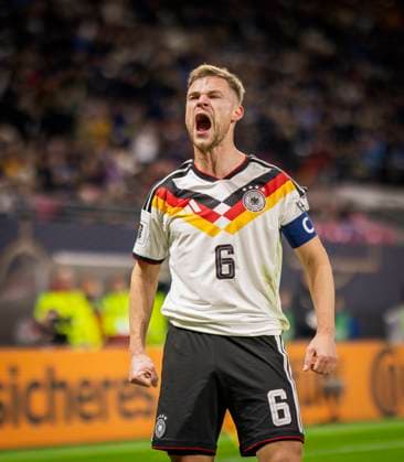 Leipzig, Germany 17th Nov 2025 Goal celebration Joshua Kimmich DFB Germany Slovakia Germany Slovakia 17 11 2025