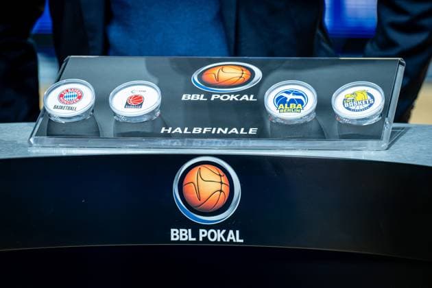 Basketball Berlin 17 11 2025 Season 2025 2026 BBL Cup Quarterfinals Men, Men Alba Berlin Science City Jena Draw Semifinals