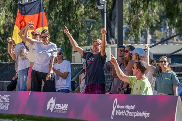 RECORD DATE NOT STATED ADELAIDE, AUSTRALIA - NOVEMBER 18: during the Beach volleyball, Beachvolleyball World Championships at Adelaide on November 18, 2025 in Adelaide, Australia. Australia Copyright: xBEAUTIFULxSPORTS PeterxWeberx