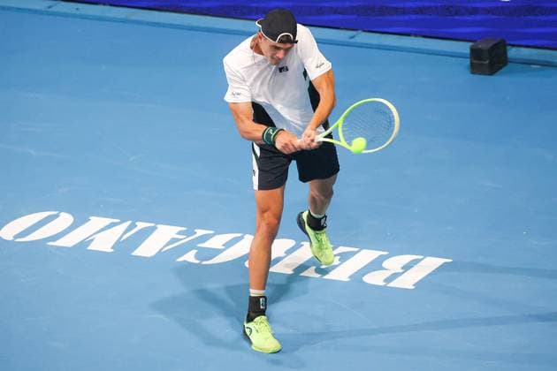 Lorenzo SCIAHBASI (ITA) during ATP, Tennis Herren Challenger Bergamo, International Tennis match in Bergamo, Italy, November 18 2025  Copyright: xRobertaxCorradin IPAxSportx xipa-agency.netx xx IPA_68084818 IPA_Agency_IPA68084818