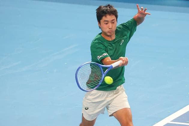 Shintaro MOCHIZUKI (JPN) during ATP, Tennis Herren Challenger Bergamo, International Tennis match in Bergamo, Italy, November 18 2025  Copyright: xRobertaxCorradin IPAxSportx xipa-agency.netx xx IPA_68085212 IPA_Agency_IPA68085212