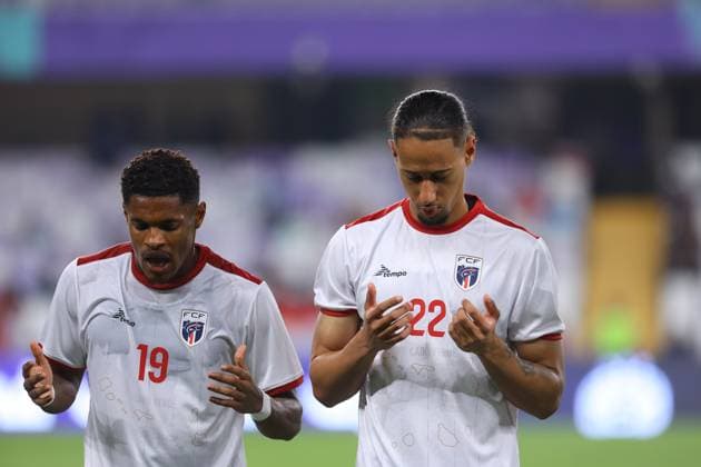 2025, 17 November - Al Ain, UAE - HÃ lio Varela of Cape Verde national football team and Jojo of Cape Verde national football team during the FIFA friendly international team match between Egypt national team, Nationalteam and Cape Verde National team at Hazza bin Zayed Stadium in Ak Ain, UAE. FIFA Friendly international match, Länderspiel, Nationalmannschaft Egypt National team v Cape Verde National team before World Cup 2026 Copyright: xSebastianxFrejx