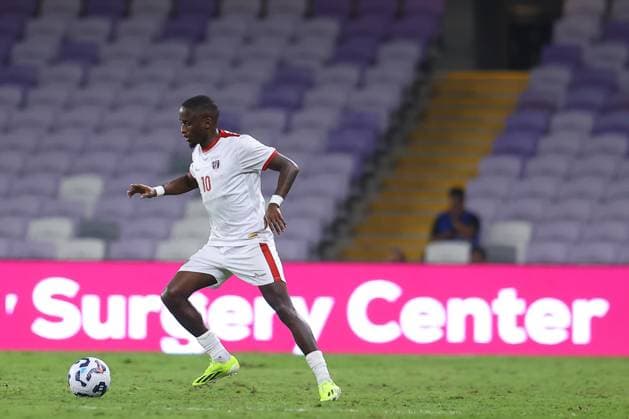 2025, 17 November - Al Ain, UAE - Jamiro Monteiro of Cape Verde national football team, Cabo Verde during the FIFA friendly international team match between Egypt national team, Nationalteam and Cape Verde National team, Cabo Verde at Hazza bin Zayed Stadium in Ak Ain, UAE. FIFA Friendly international match, Länderspiel, Nationalmannschaft Egypt National team v Cape Verde, Cabo Verde National team before World Cup 2026 Copyright: xSebastianxFrejx