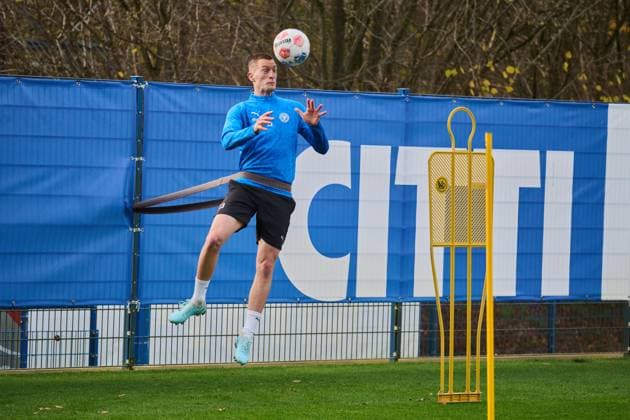 18 11 2025, Football, Men, 2 BL Bundesliga , Season 2025 2026, Training Holstein Kiel KSV Ivan Nekic during convalescence training Kiel Holstein Stadion, Projensdorf Schleswig Holstein Germany