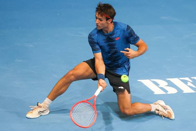 Fausto TABACCO (ITA) during ATP, Tennis Herren Challenger Bergamo, International Tennis match in Bergamo, Italy, November 18 2025  Copyright: xRobertaxCorradin IPAxSportx xipa-agency.netx xx IPA_68088977 IPA_Agency_IPA68088977