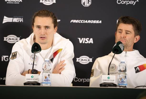 Tennis, DAVIS CUP FINAL 2025, team Germany, Alexander Zverev, captain Michael Kohlmann, Bologna, Italy, November 18, 2025. Photo Felice Calabro  Copyright: xFelicexCalabro x xipa-agency.netx xFELICExCALABRO x IPA_Agency_IPA68088920