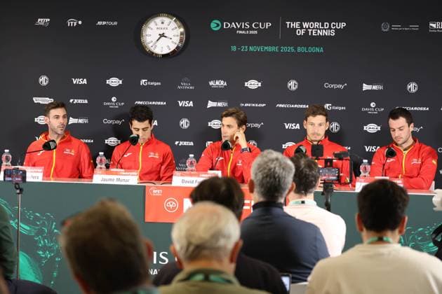Tennis, Davis Cup Final 2025, team Spain, Italy, November 18, 2025. Photo Felice Calabro  Copyright: xFelicexCalabro x xipa-agency.netx xFELICExCALABRO x IPA_Agency_IPA68089290