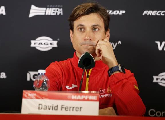 Tennis, Davis Cup in Bologna, Team Spain, Press conference