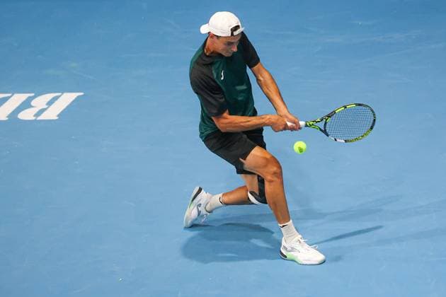 Fabrizio ANDALORO (ITA) during ATP, Tennis Herren Challenger Bergamo, International Tennis match in Bergamo, Italy, November 18 2025  Copyright: xRobertaxCorradin IPAxSportx xipa-agency.netx xx IPA_68090637 IPA_Agency_IPA68090637