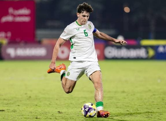 2025 FIFA Under 17 World Cup Round of 16, Aspire Zone Pitch 1, Doha, Qatar 18 11 2025 Switzerland vs Ireland Ireland s Rory Finneran in action Rory Finneran in action 18 11 2025  Copyright: x INPHOx IMG_0549