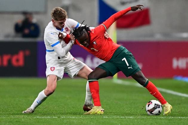 Football, U21 European Championship qualifier, Czech Republic - Portugal