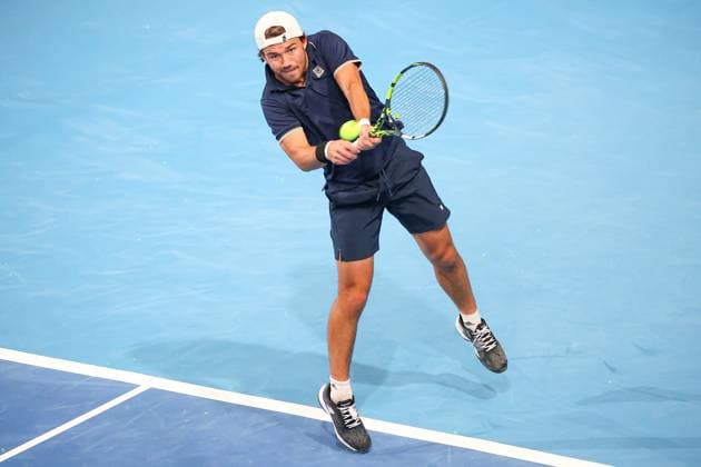 Lukas HELLUM-LILLEENGEN (NOR) during ATP, Tennis Herren Challenger Bergamo, International Tennis match in Bergamo, Italy, November 18 2025  Copyright: xRobertaxCorradin IPAxSportx xipa-agency.netx xx IPA_68093289 IPA_Agency_IPA68093289