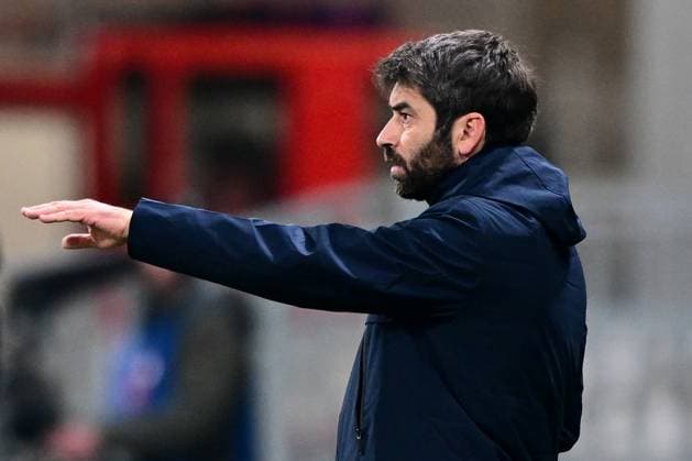 Coach of Portugal Luis Freire reacts during the European Championship, EM, Europameisterschaft 2027 U21, U 21 Group B qualification match Czech Republic vs Portugal in Hradec Kralove, Czech Republic, November 18, 2025. (CTKxPhoto DavidxTanecek) CTKPhotoP2025111807041  CTKPhotoP2025111807041