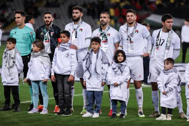 Football, charity match, Catalan national team - Palestine in Barcelona
