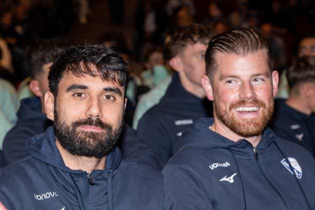 18 11 2025, Football, 2 Bundesliga, General Meeting VfL Bochum, Gerrit Holtmann VfL Bochum 1848 , Goalkeeper Timo Horn VfL Bochum 1848 xRHR PHOTO TKx Copyright: RHR-FOTOx RHR-FOTO TK