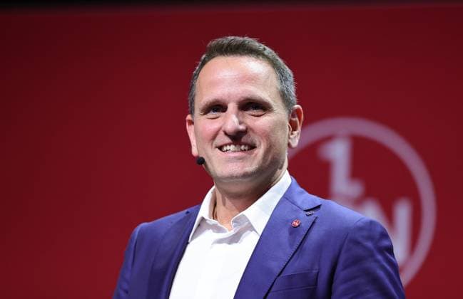 18 11 2025 Soccer Season 2025 2026 2 Soccer Bundesliga General Meeting Annual General Meeting JHV 2025 Sportfoto Zink DaMa xdaxmax Joti Chatzialexiou Board of Directors Sport 1 FC Nürnberg FCN laughs laughter rejoices joy