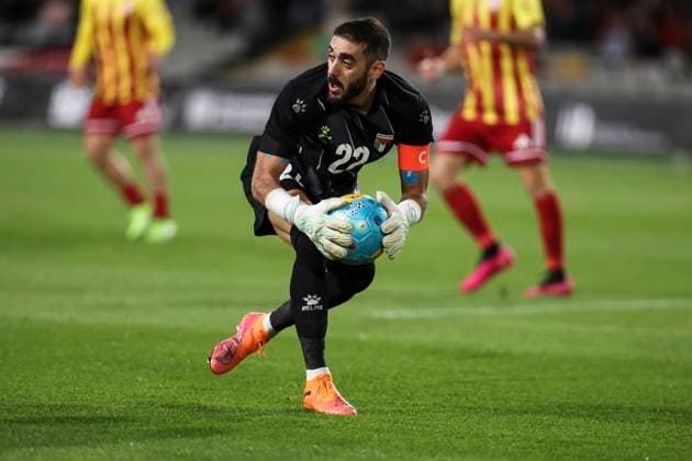 November 18, 2025, Barcelona, Barcelona, SPAIN: Rami Hamada of Palestine in action during the International Friendly, Länderspiel, Nationalmannschaft match between Catalonia and Palestine at Estadi Olimpic Lluis Companys on November 18, 2025 in Barcelona, Spain. Barcelona SPAIN - ZUMAa181 20251118_zaa_a181_039 Copyright: xJavierxBorregox