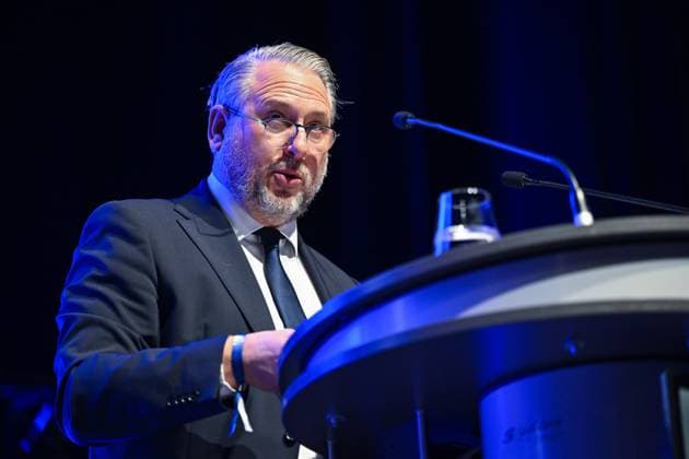 18 11 2025, Football, Bundesliga 2, General Meeting VfL Bochum, Managing Director Ilja Kaenzig VfL Bochum 1848 xRHR PHOTO TKx Copyright: RHR-FOTOx RHR-FOTO TK