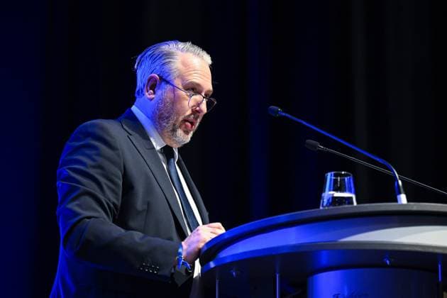 18 11 2025, Football, Bundesliga 2, General Meeting VfL Bochum, Managing Director Ilja Kaenzig VfL Bochum 1848 xRHR PHOTO TKx Copyright: RHR-FOTOx RHR-FOTO TK